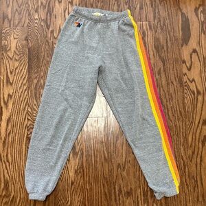Aviator Nation 5 stripe sweatpants